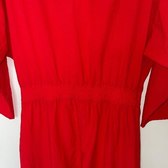 Dee California Vintage Womens Jumpsuit Size Medium Red Nautical Loose Fit Stars - Picture 10 of 13